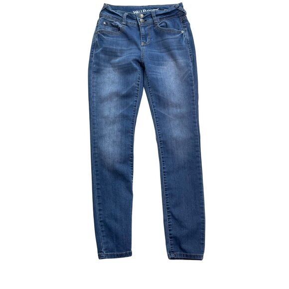 Wallflower Womens Ultra Fit Skinny Denim Blue Jeans Junior Size 3 Regular u - Picture 8 of 8